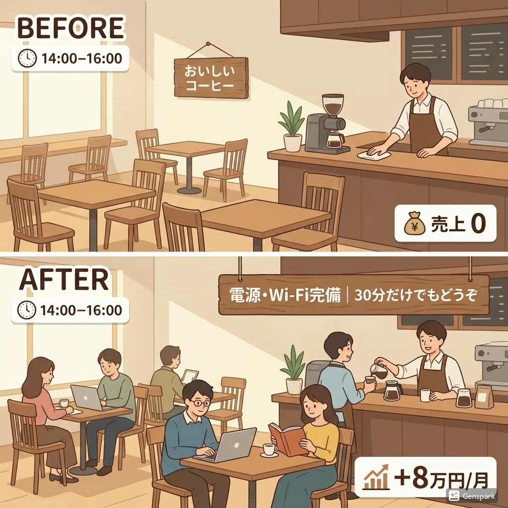 0円戦略」お金をかけずに売上は作れる。明日からカフェの利益を倍増