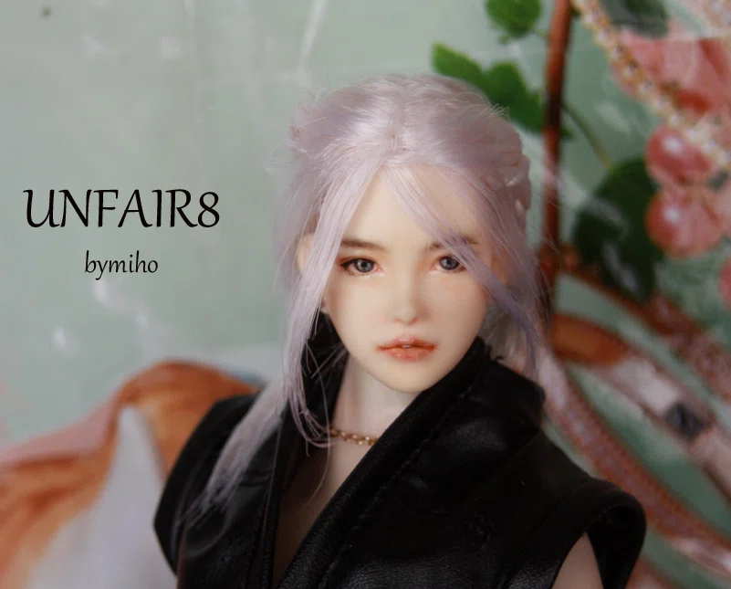 1/6カスタムドールヘッド☆UNFAIR8☆bymiho☆六分の一男子図鑑☆エイト