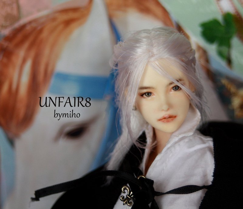 1/6カスタムドールヘッド☆UNFAIR8☆bymiho☆六分の一男子図鑑☆エイト