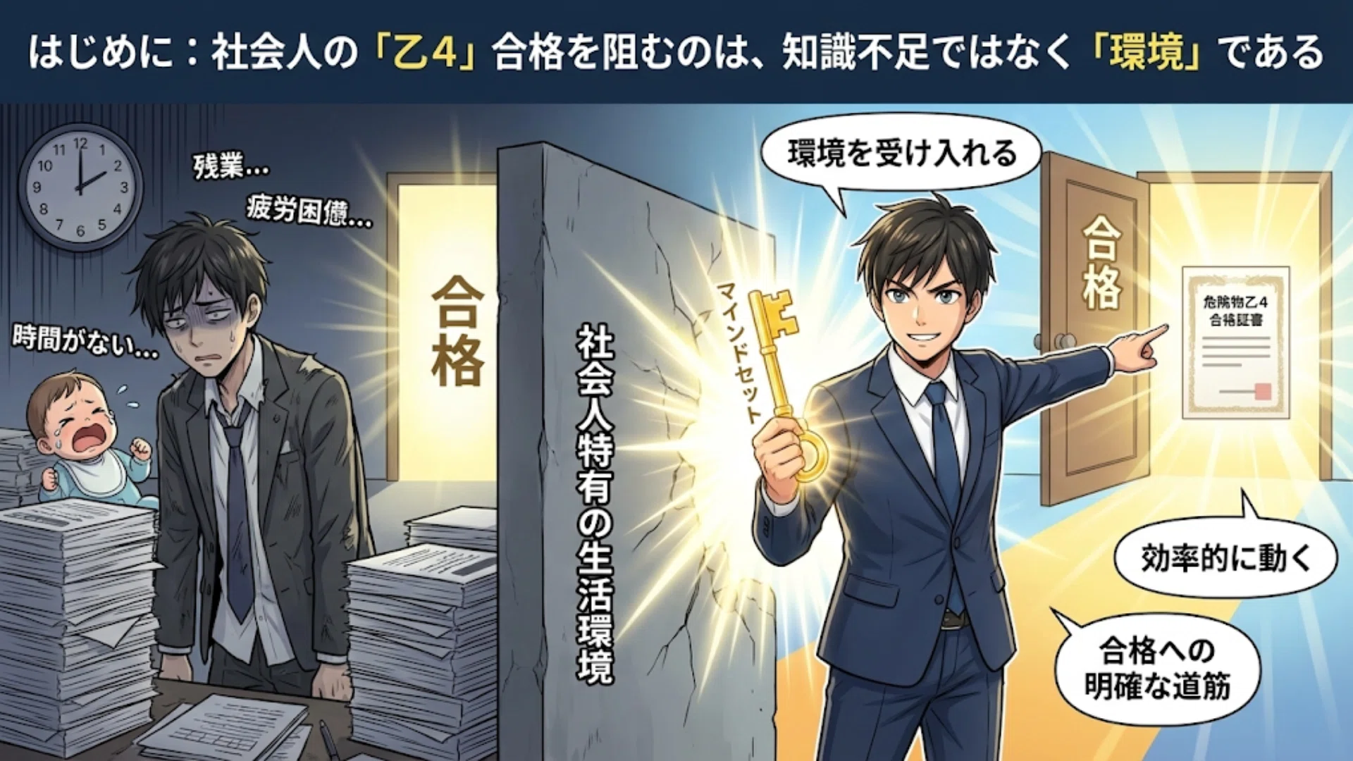 合格者はこうするマインドセット～社会人の危険物取扱者乙種第4類の