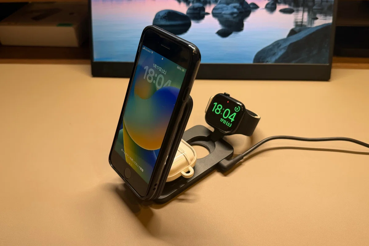 「もう戻れない」と感じた理由。ESR 3-in-1充電器 Qi2.2対応25W 折りたたみ式レビュー！｜速い・熱くない・持ち運べる