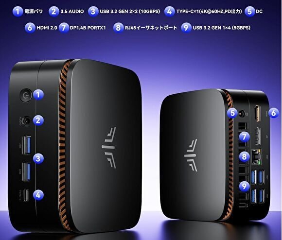 Ryzen 3 4300U搭載のミニPCが 32,299円でセール中、「NiPoGi P1」の