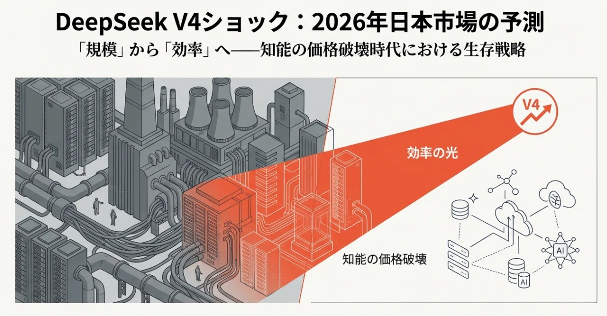 2月発表予定 DeepSeekV4 解説―DeepSeekショック再来で変わる2026年