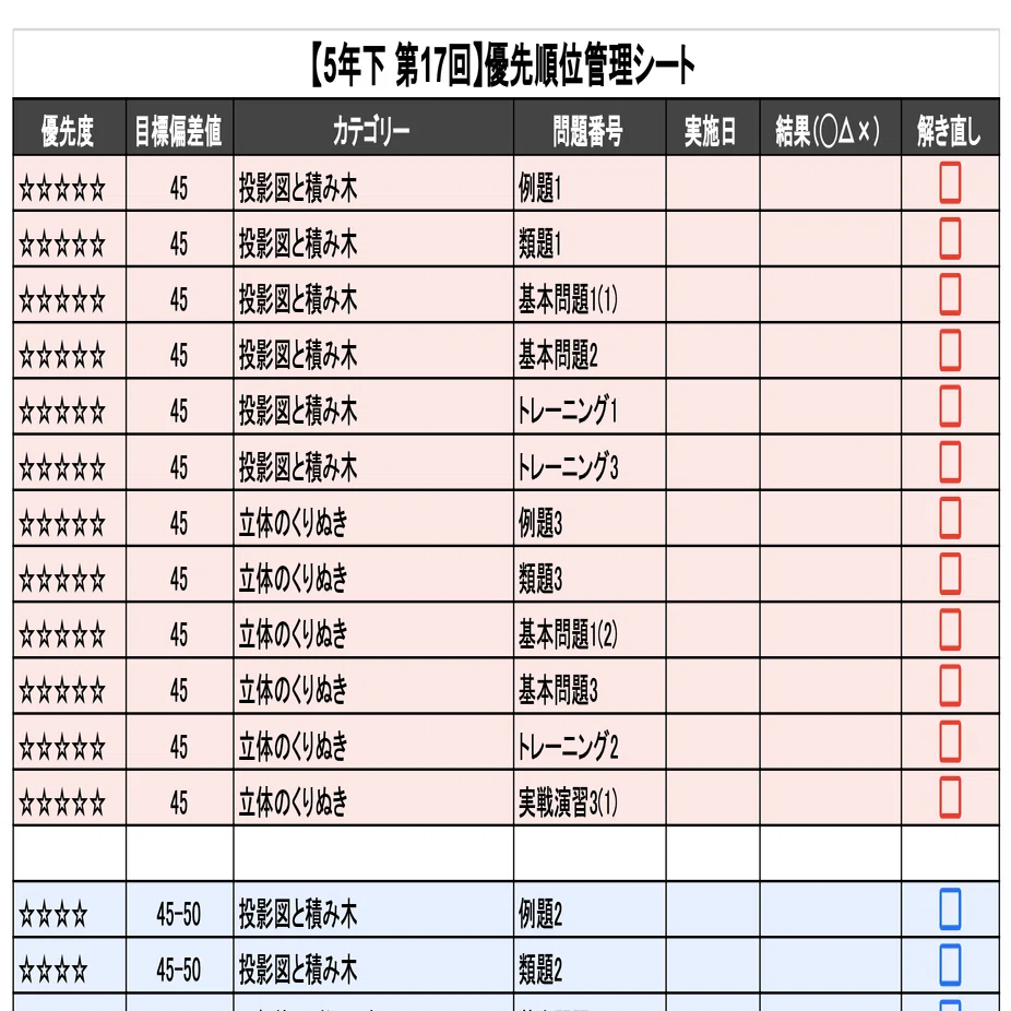 四谷大塚 予習シリーズ5年下 算数 第17回 いろいろな立体の求積｜完全