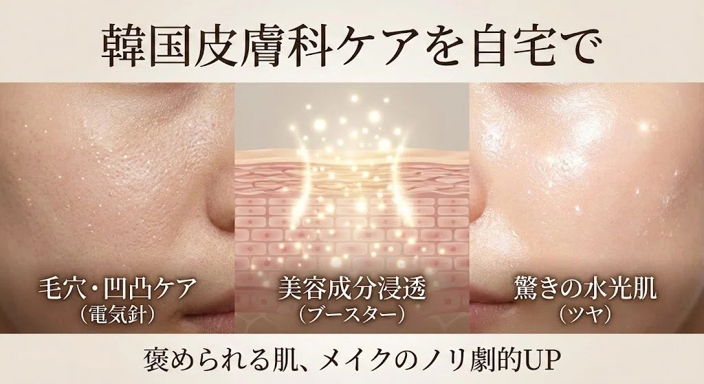 メディキューブブースタープロとサロニア電気ブラシを比較！違いは防水