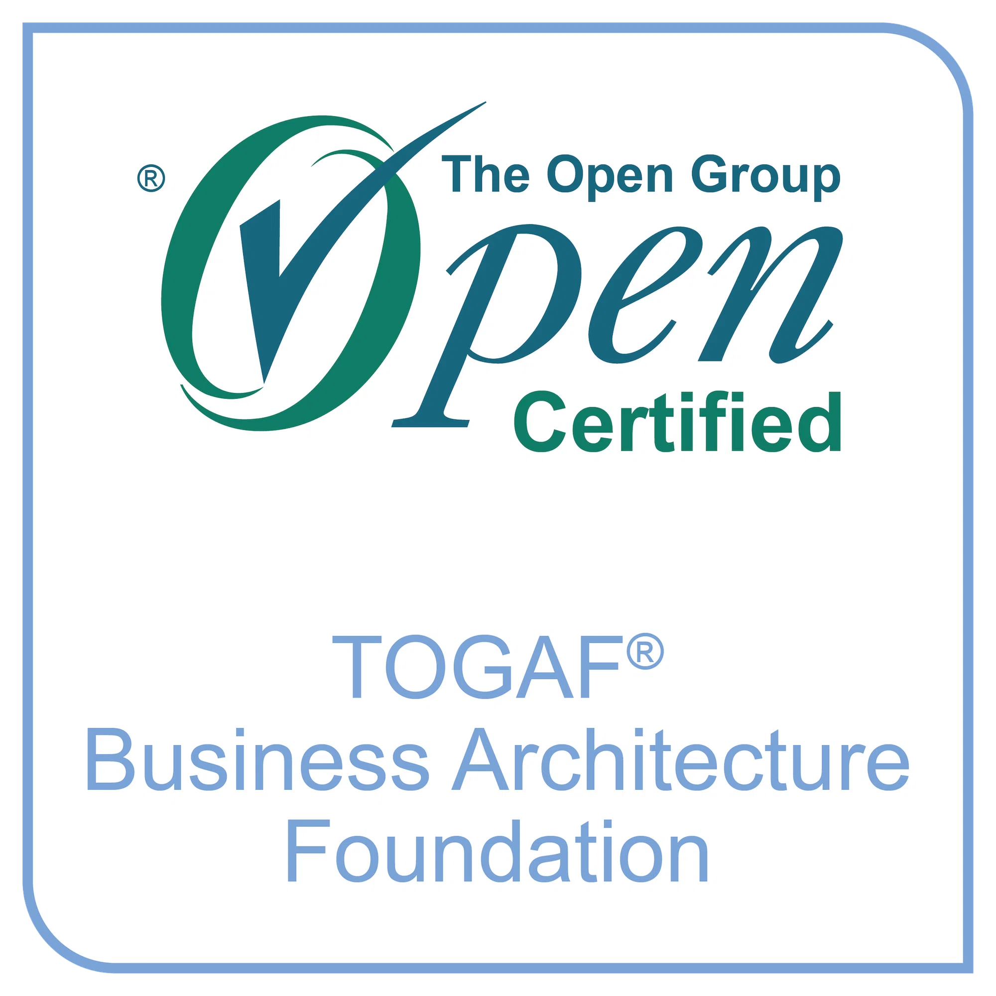 TOGAF Business Architecture Foundationサティフィケート取得しました