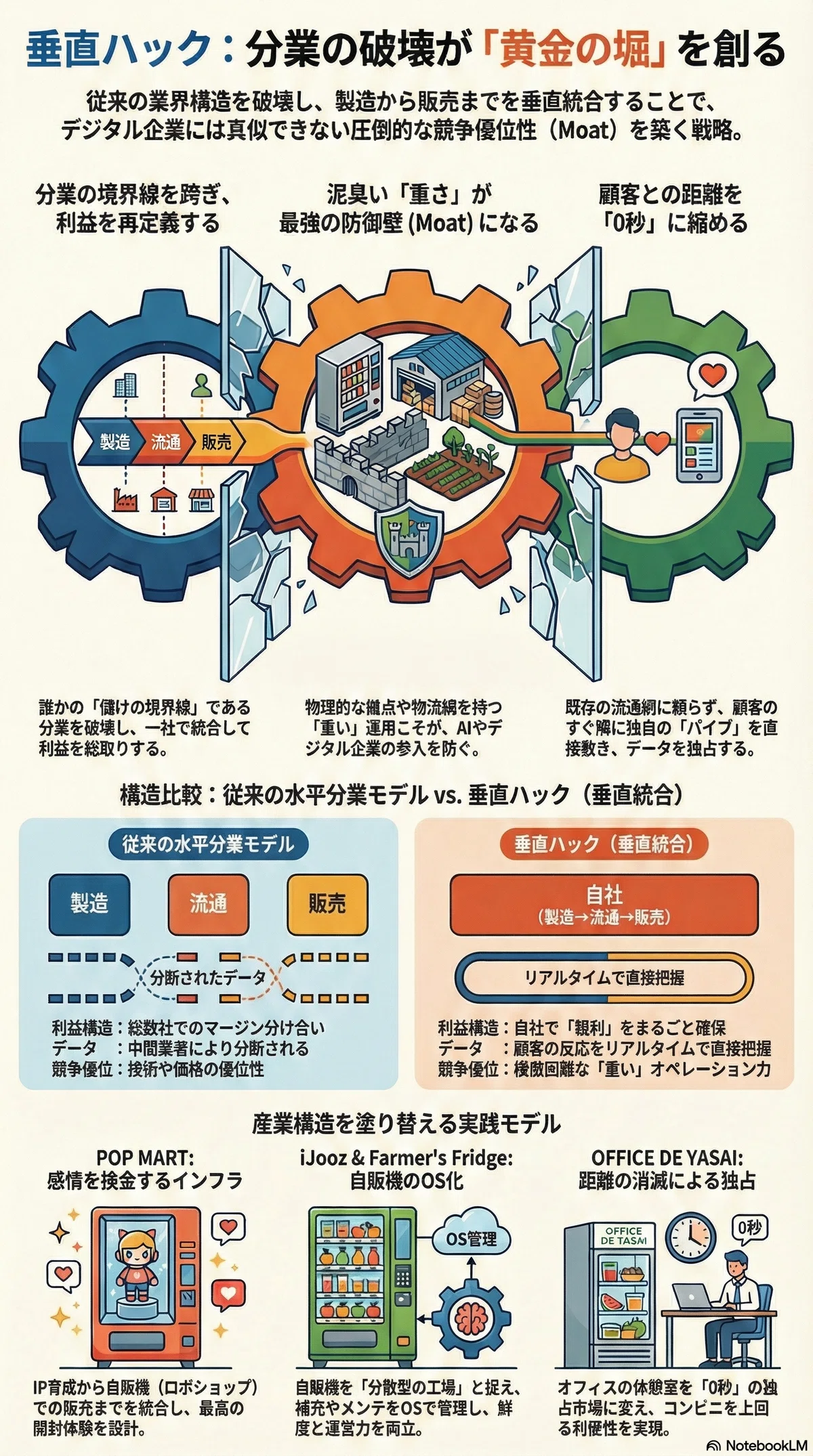 分業の境界線をねじる。「ポップマート的垂直ハック」事例集と、真似す
