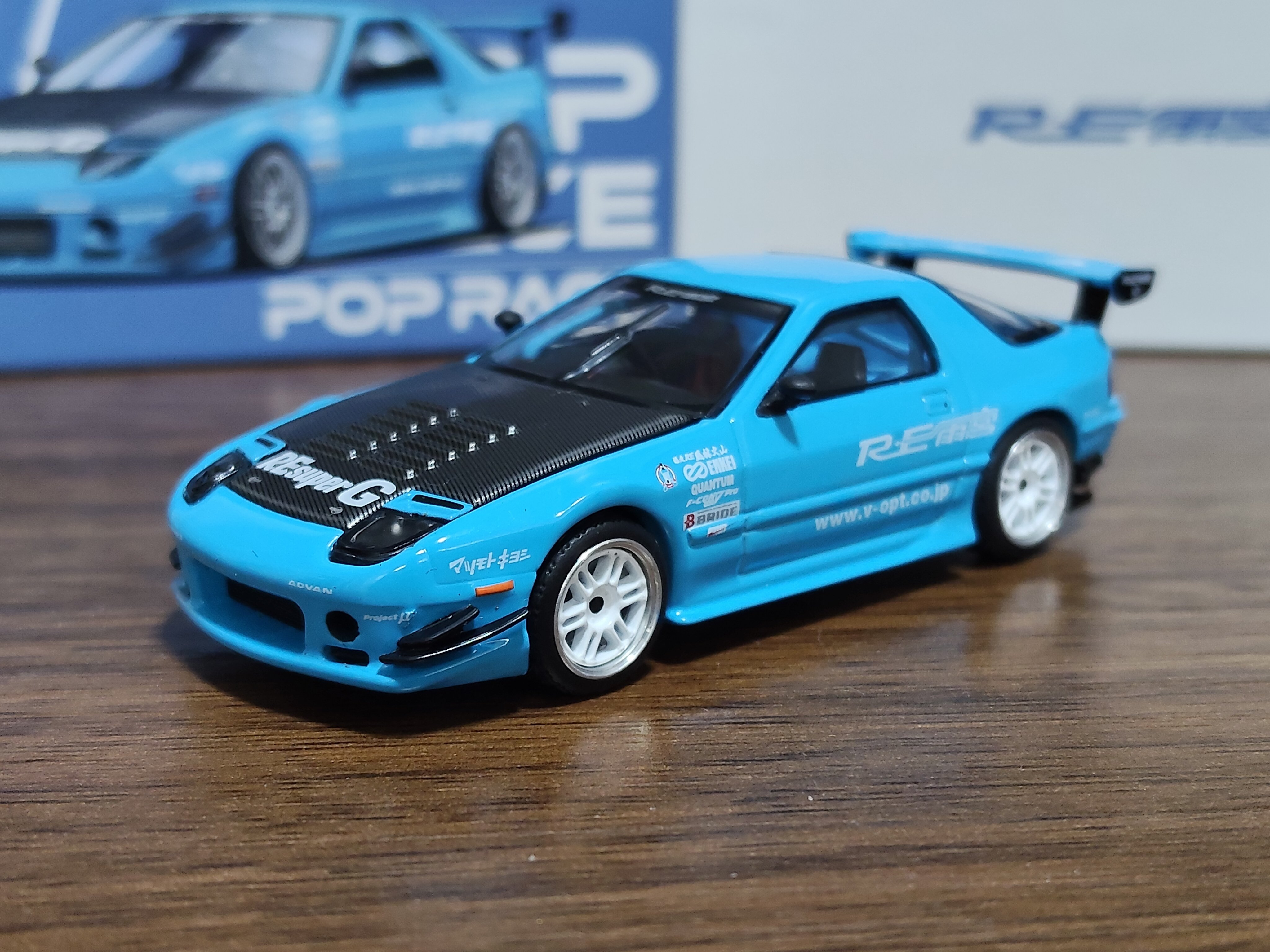 POP RACE 1/64 MAZDA RX7 FC3S RE-AMEMIYA TOKYO AUTO SALON 2026｜岡田衛