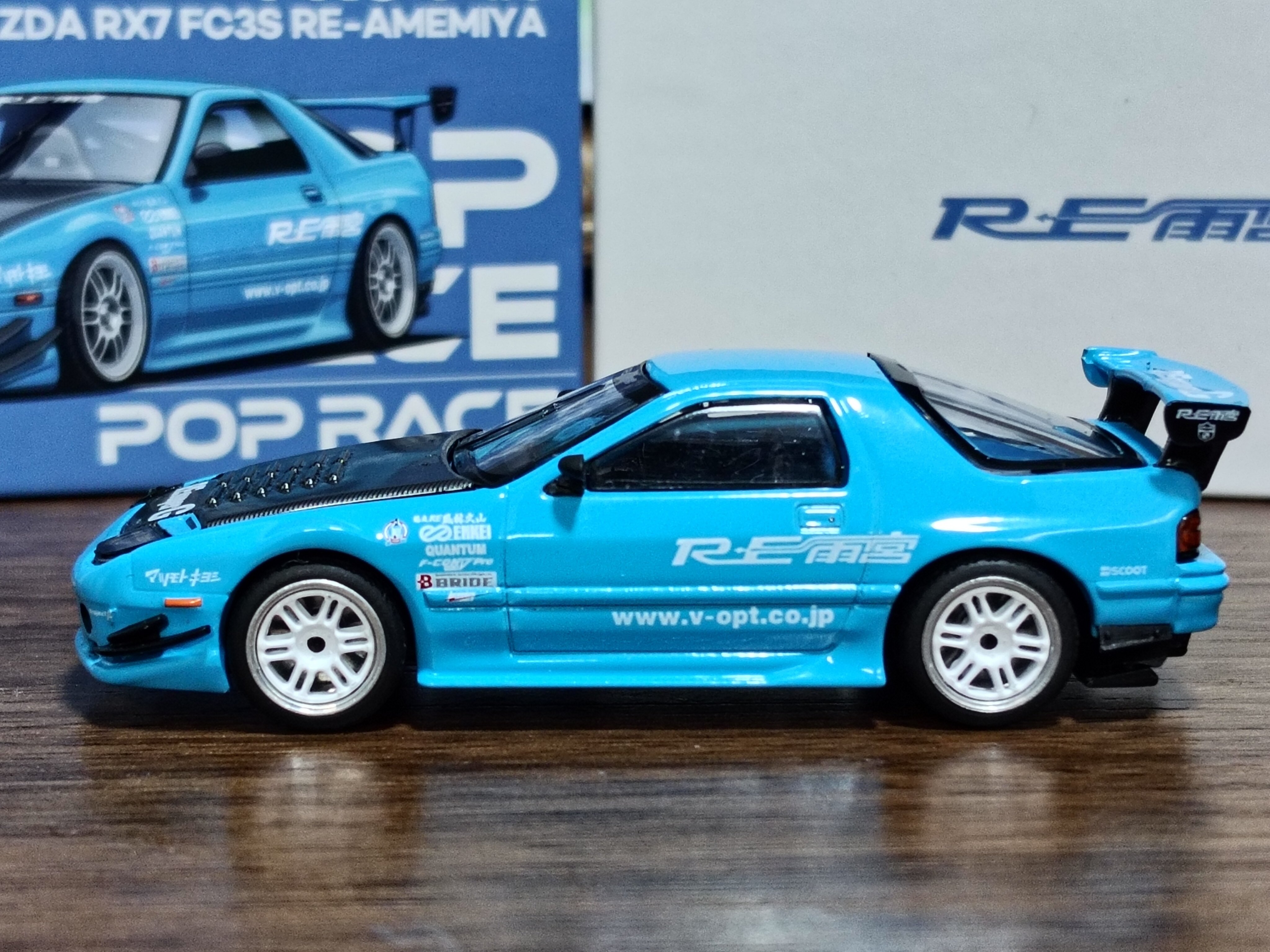 POP RACE 1/64 MAZDA RX7 FC3S RE-AMEMIYA TOKYO AUTO SALON 2026｜岡田衛