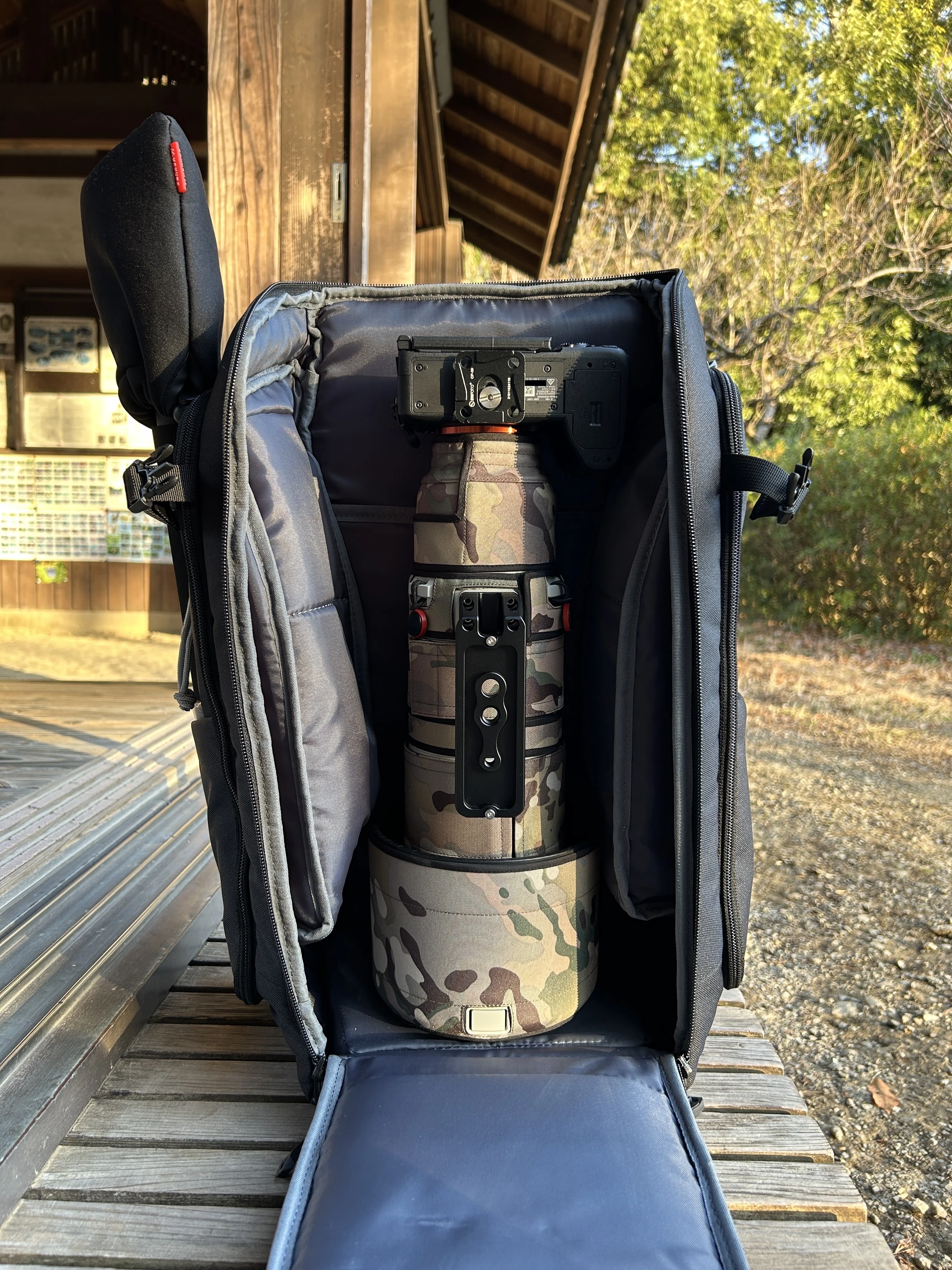 超望遠レンズ用バッグ 〜 FE 400-800mm｜RURI