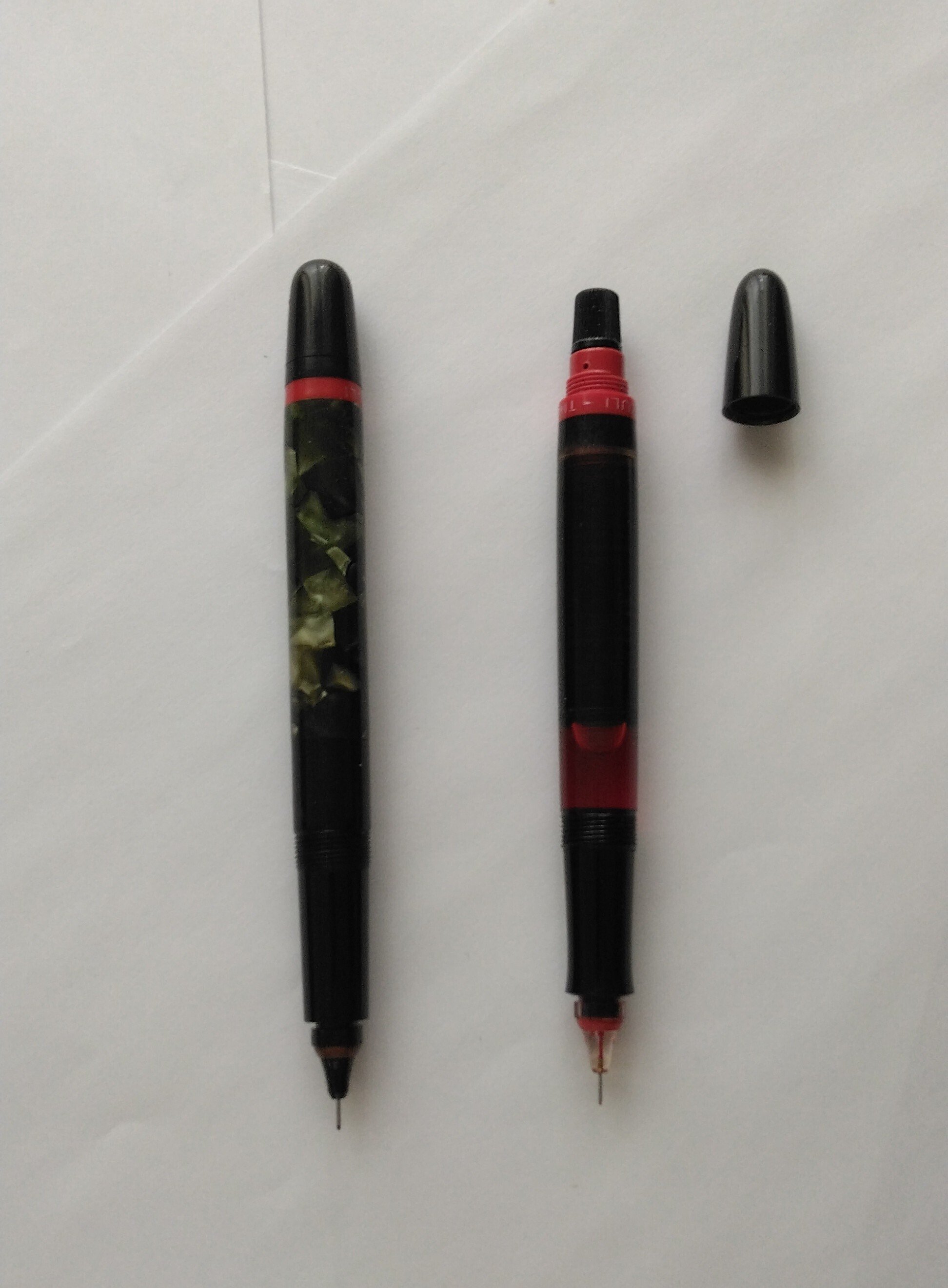 rotring Tinkenkuli/Tiku 柄ティク　緑マーブル　廃番 rotring tiku 製図用 廃番 廃盤 ロットリング ティク - メルカリ