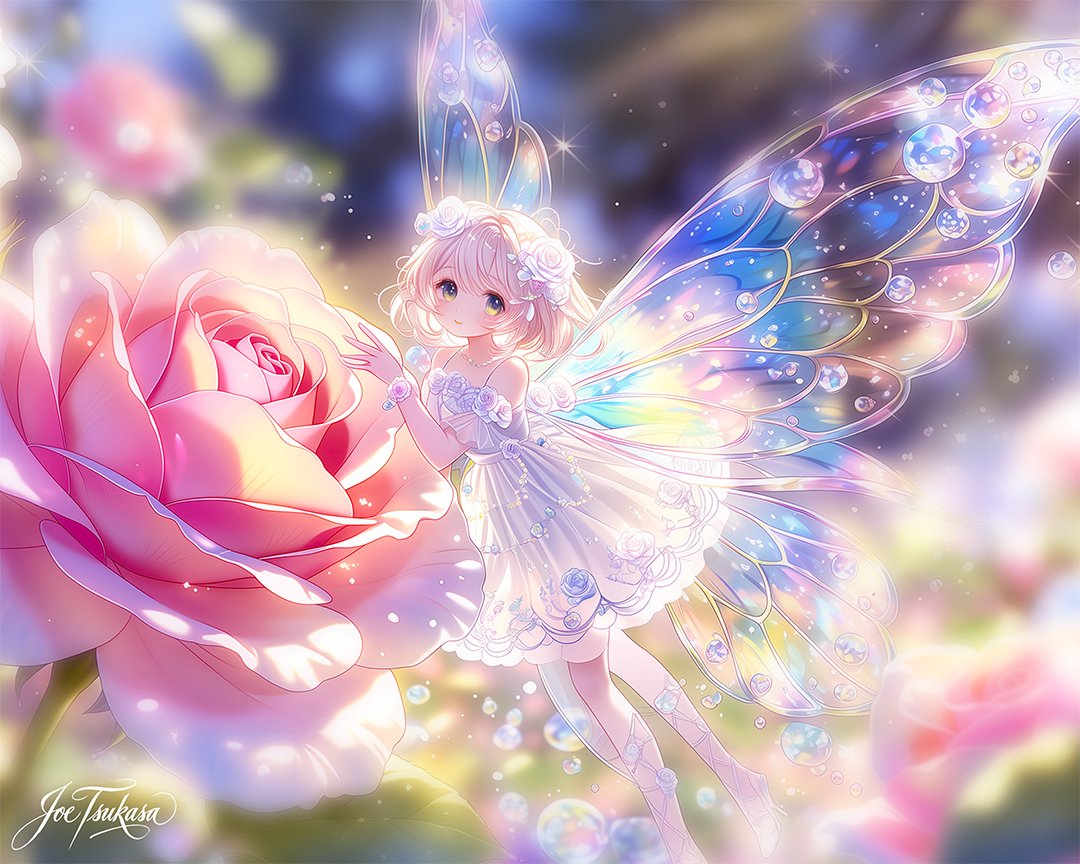 四季を彩る花と女の子たち #AIアート #AIイラスト #Nijijourney