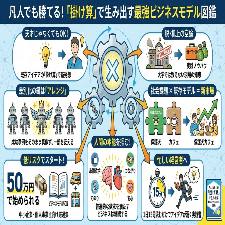 書評】 儲けのしくみ──50万円からできるビジネスモデル50｜callege motib