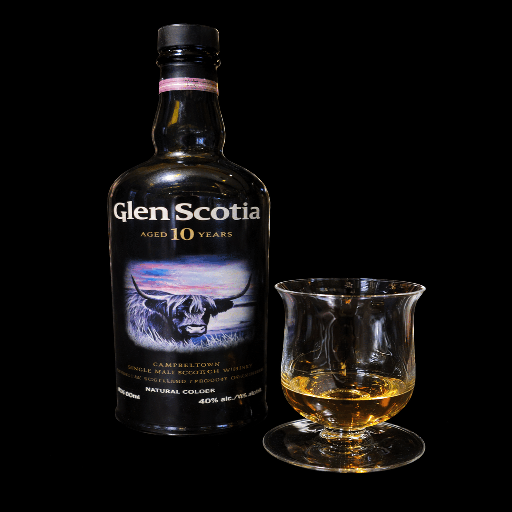 グレン スコシア 10年（Glen Scotia 10 Years）｜グラスの底が見える