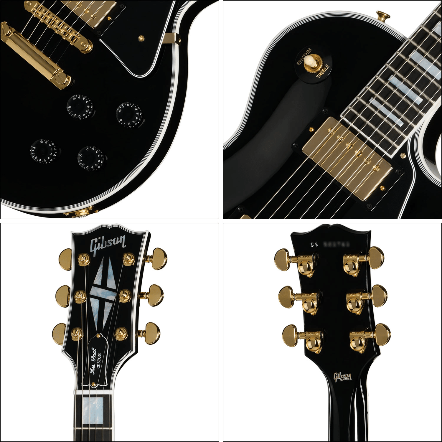 Gibson レスポールカスタム Gibson '72 Les Paul Custom - ブラック - ハイパーギターズ Hyper