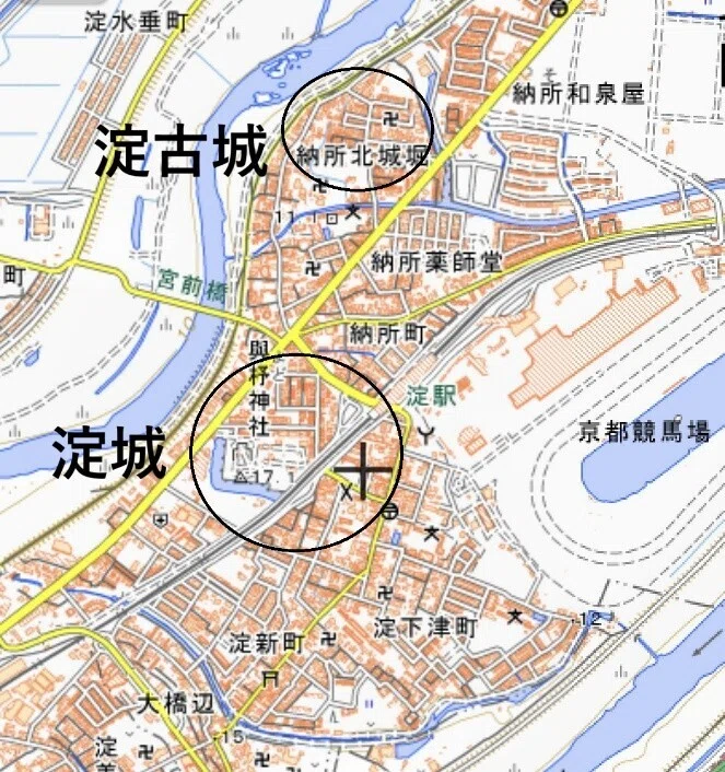 城郭図 山城国淀城之図/年代等不詳 京都市伏見区 淀城跡 【公式通販】