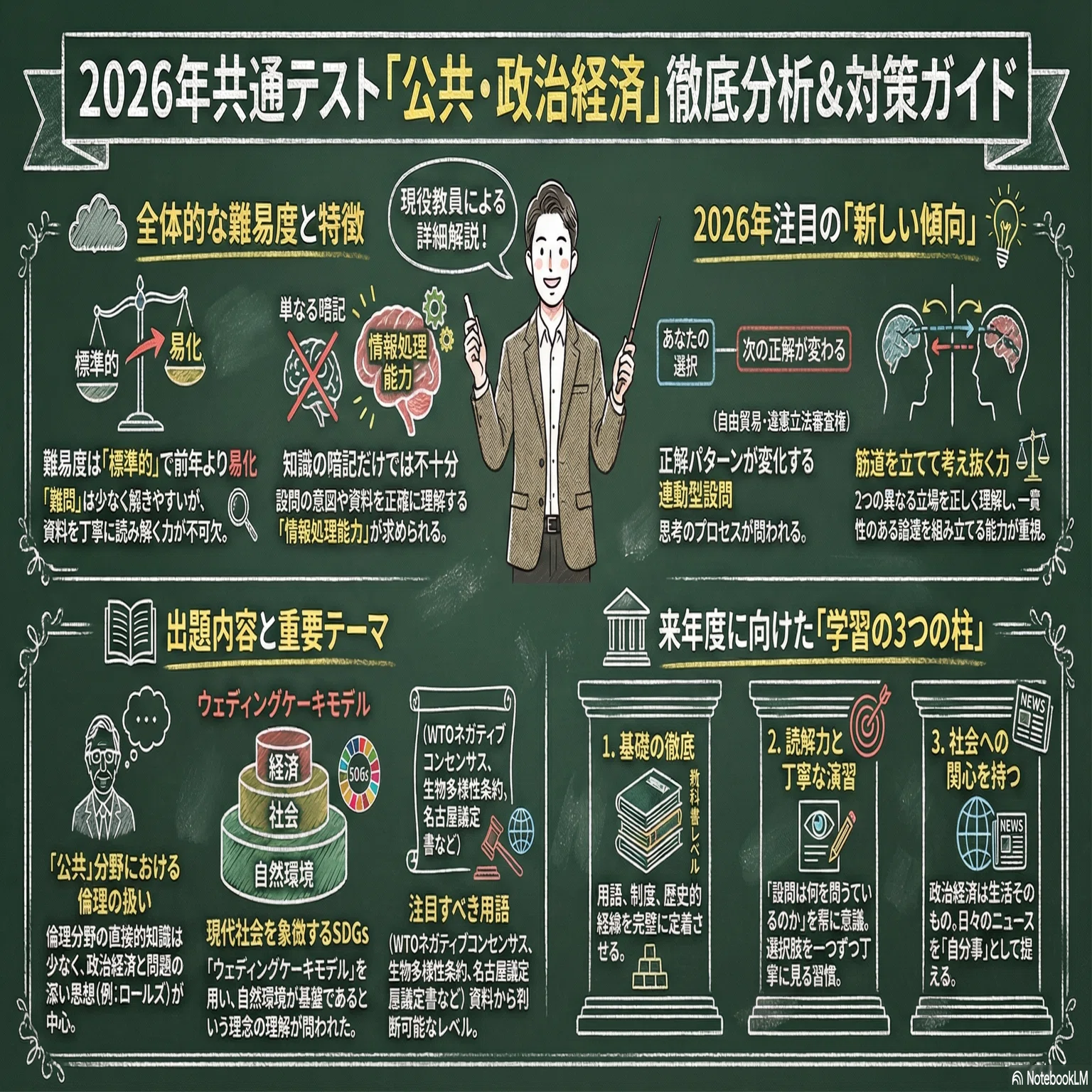 note75］2026年大学入学共通テスト「公共・政治経済」について｜take3