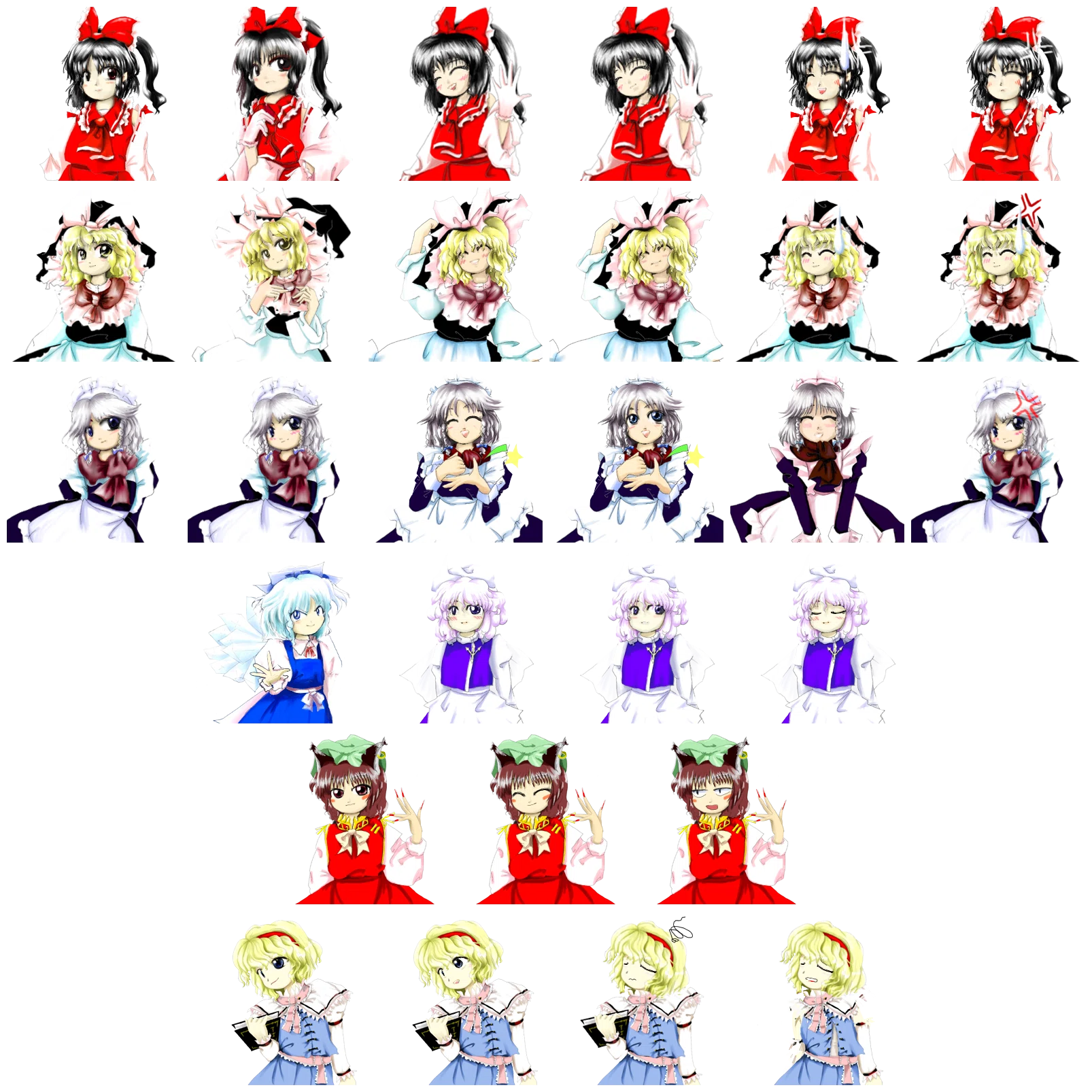 zun 絵 一覧