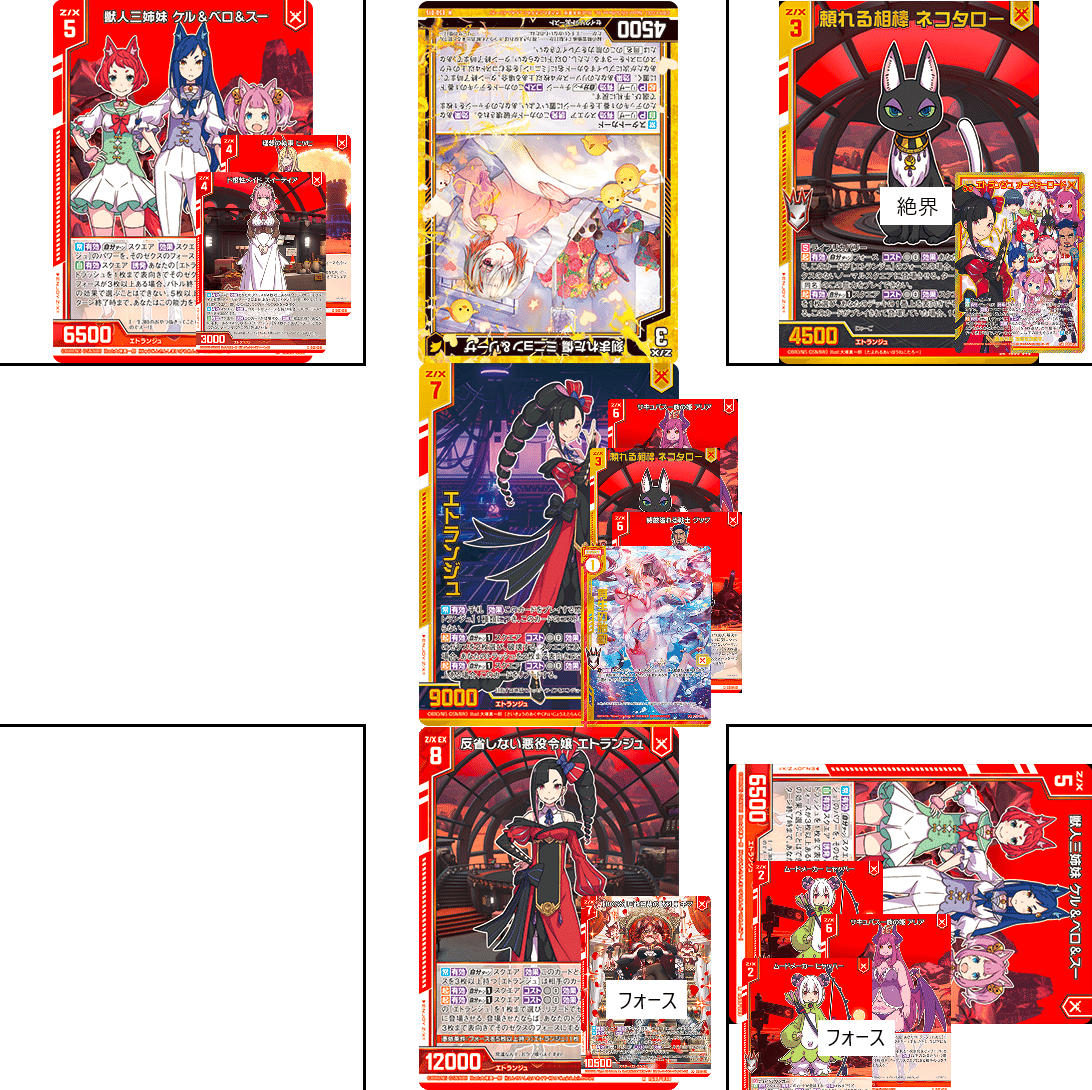 エトランジュの話(デッキ仮組)｜ぺる3