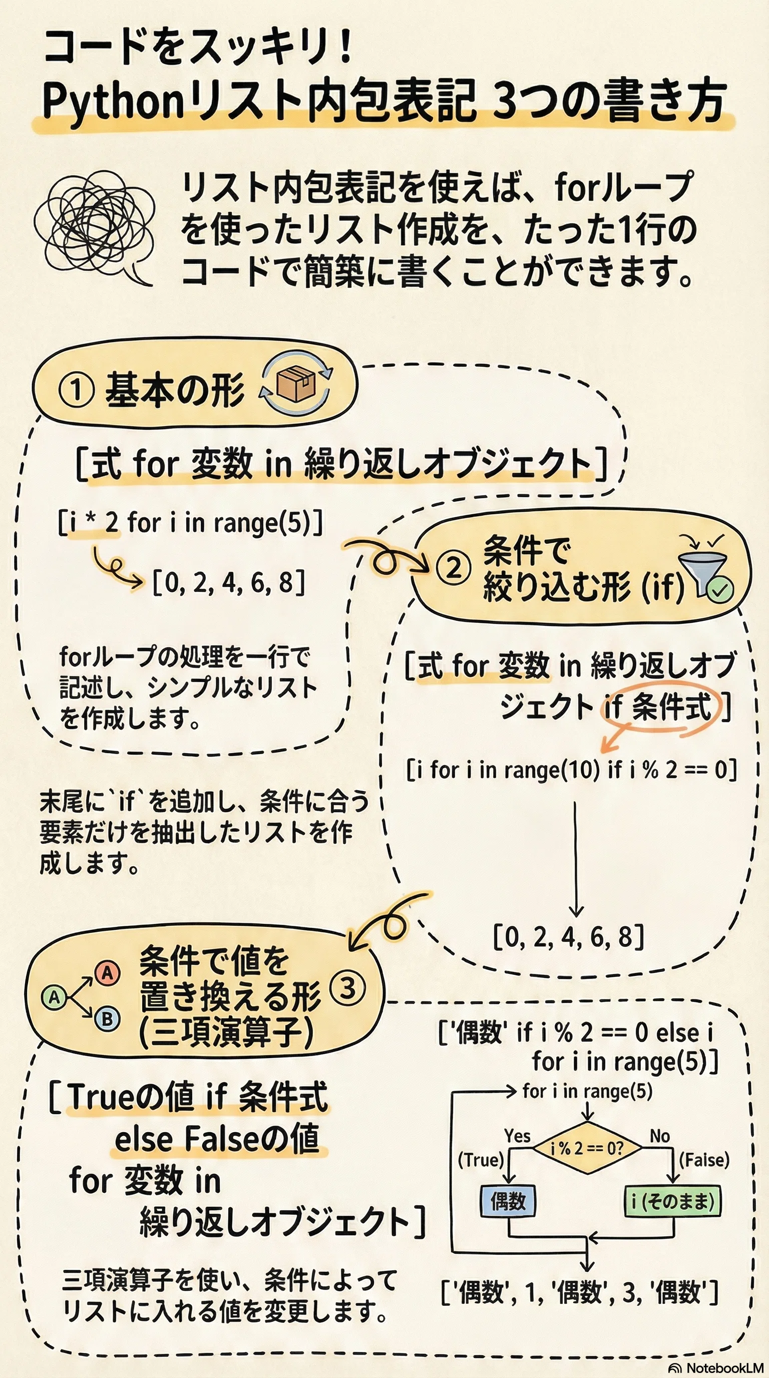 Pythonサイト要約_サプーYT_Python初心者卒業！コードが劇的に変わる