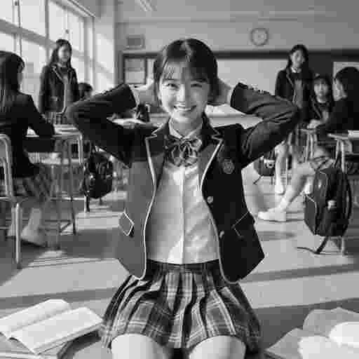 可愛い 女子高生 写真素材（10）（サンプル）013
