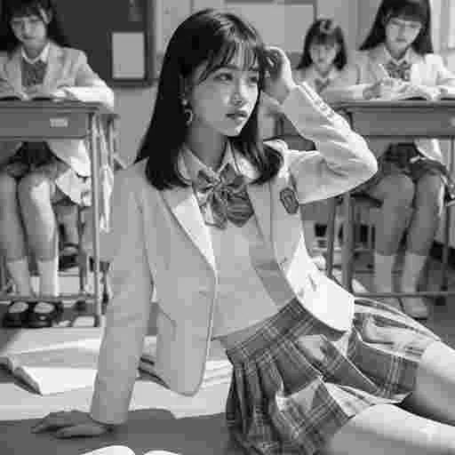 可愛い 女子高生 写真素材（10）（サンプル）011
