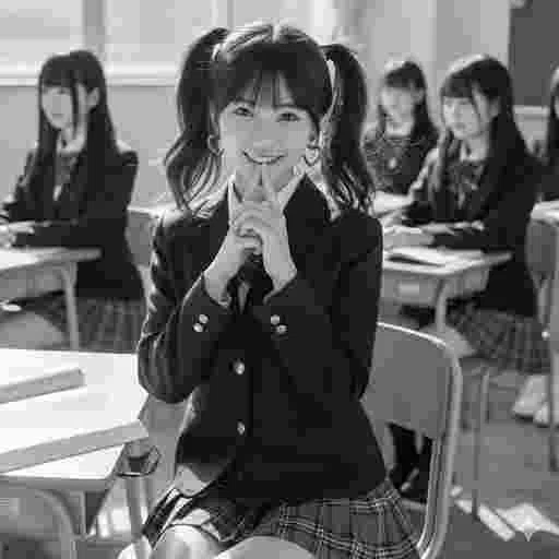 可愛い 女子高生 写真素材(10)/写真販売 AI画像 有料<40枚:350円>商用利用可(サンプル)032