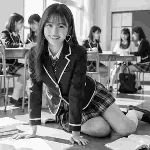 可愛い 女子高生 写真素材(10)/写真販売 AI画像 有料<40枚:350円>商用利用可(サンプル)020