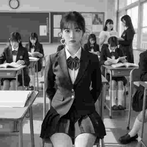 可愛い 女子高生 写真素材(10)/写真販売 AI画像 有料<40枚:350円>商用利用可(サンプル)021