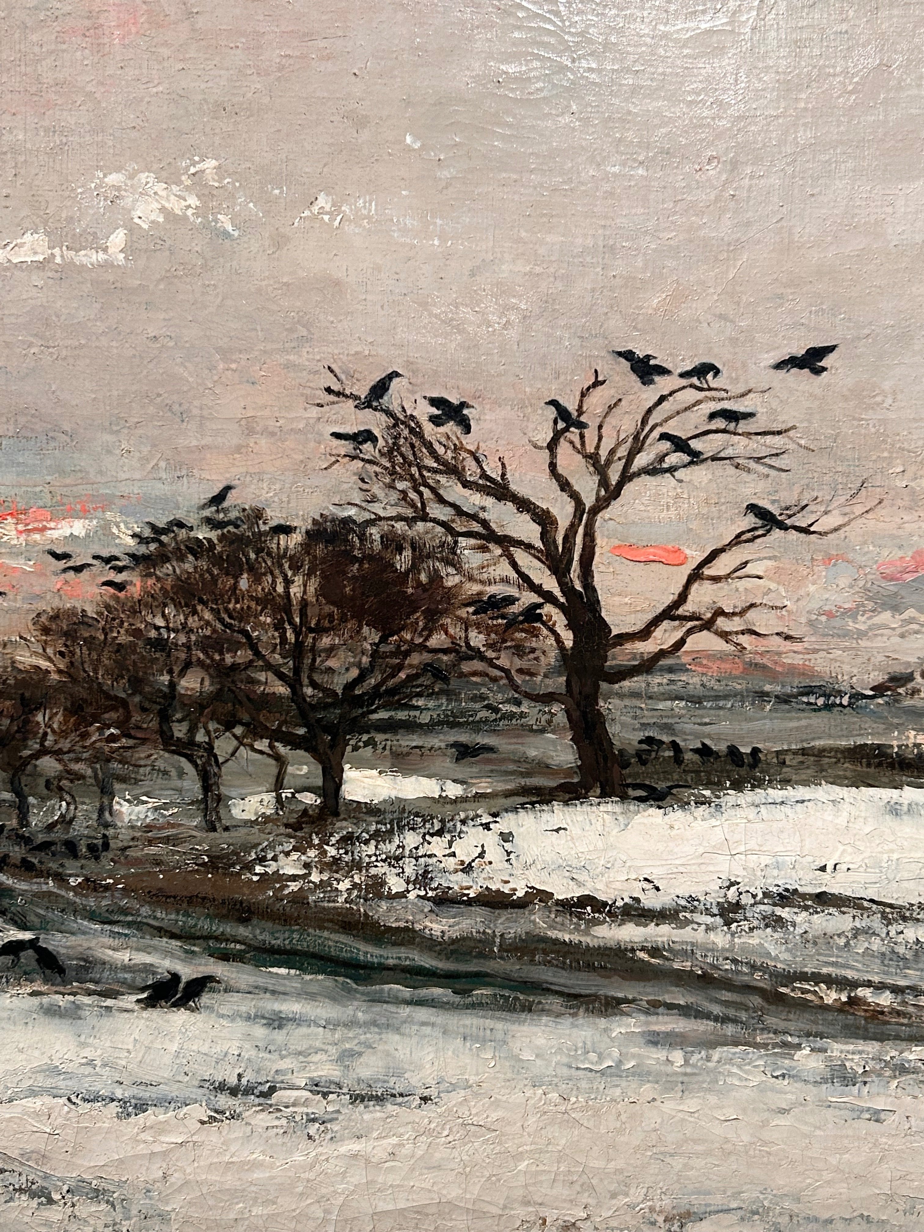 子供のためのオルセー美術館(238)雪の静けさ/ドービニー・変わる筆づか