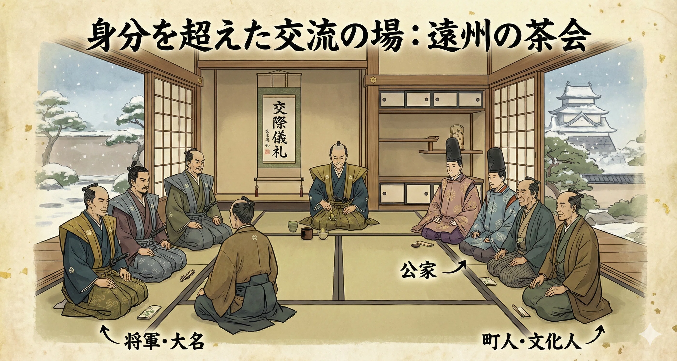 小堀遠州の生涯と「綺麗さび」の美学 後編 / 茶の偉人vol.4｜心と茶室。