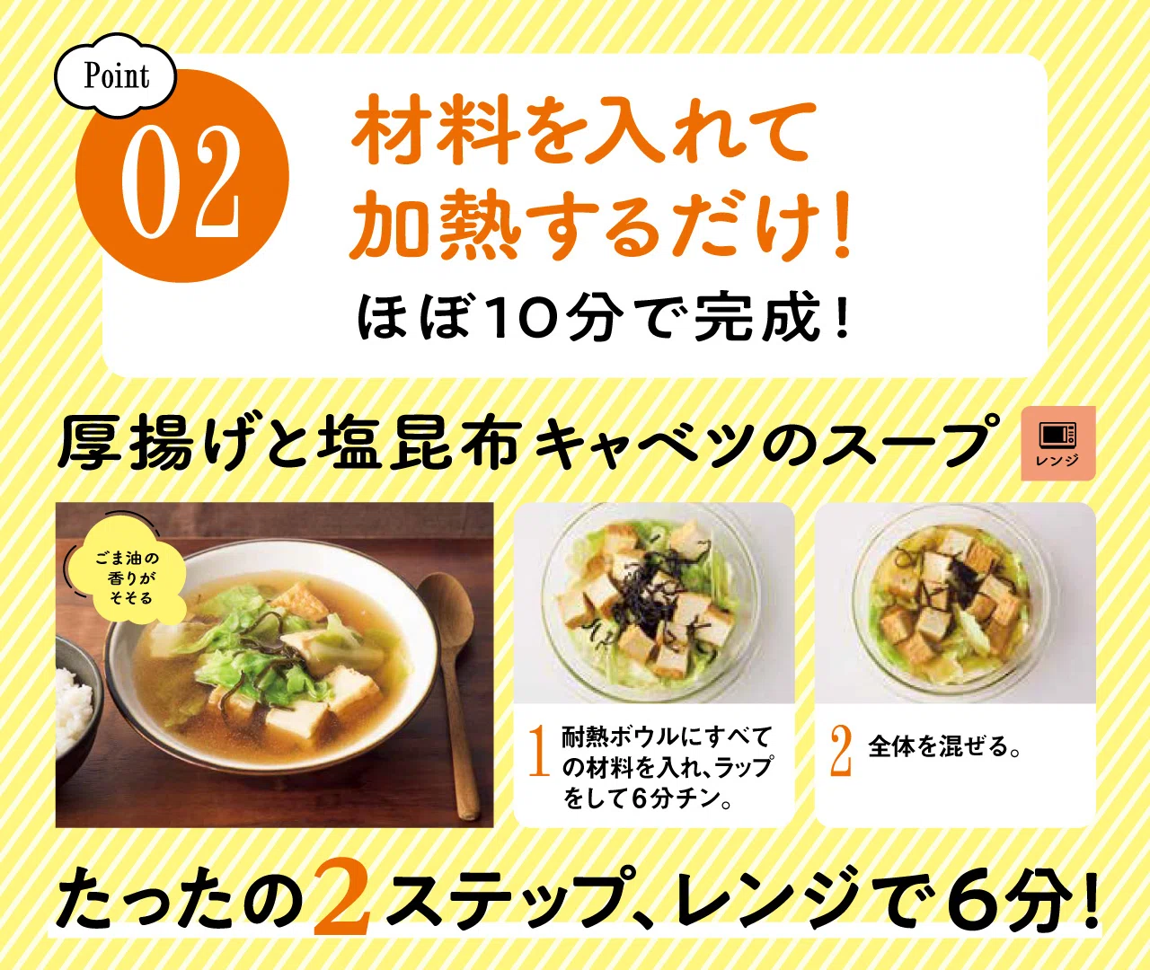 ヘトヘトでも作れる！ 料理の労力を最小化したレシピ本｜やる気1