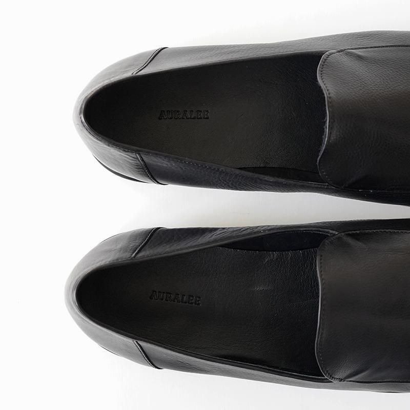 靴 AURALEE SOFT LEATHER LOAFERS 中古・古着通販】AURALEE (オーラリー) SOFT LEATHER LOAFERS（ソフト
