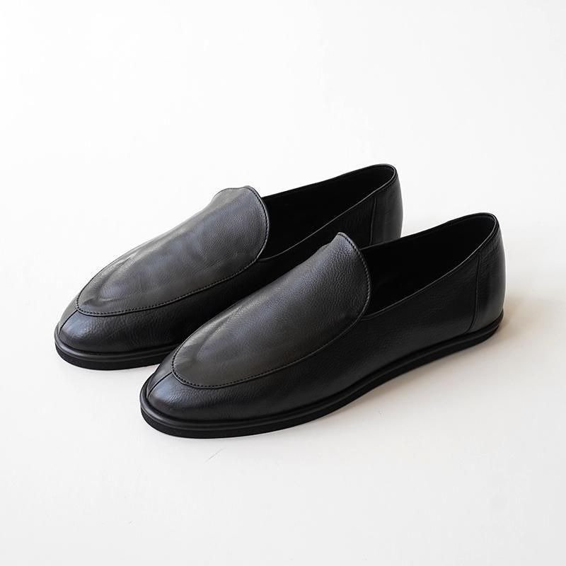 靴 AURALEE SOFT LEATHER LOAFERS 中古・古着通販】AURALEE (オーラリー) SOFT LEATHER LOAFERS（ソフト