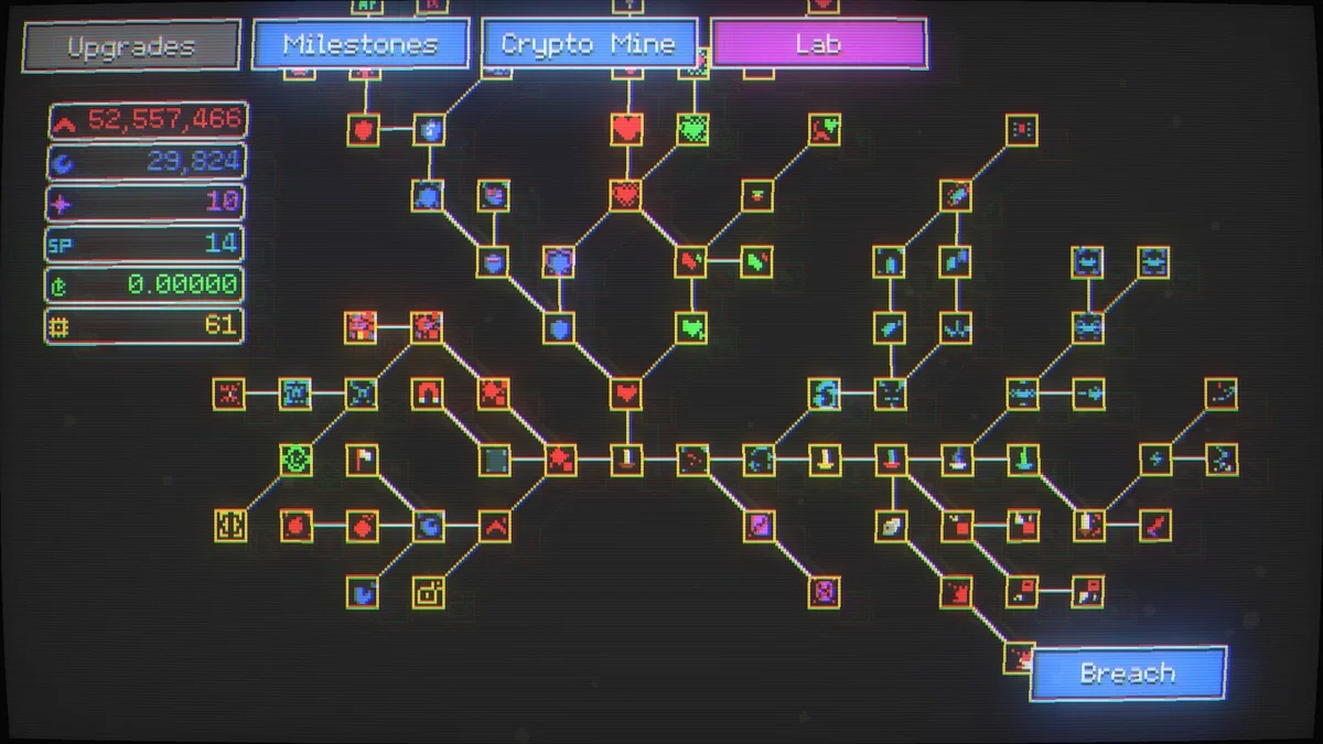 Nodebuster Tech Tree 現代ゲーマーの晩酌、インクリメンタルゲームの最近(bite-sized incremental game)|simezi9