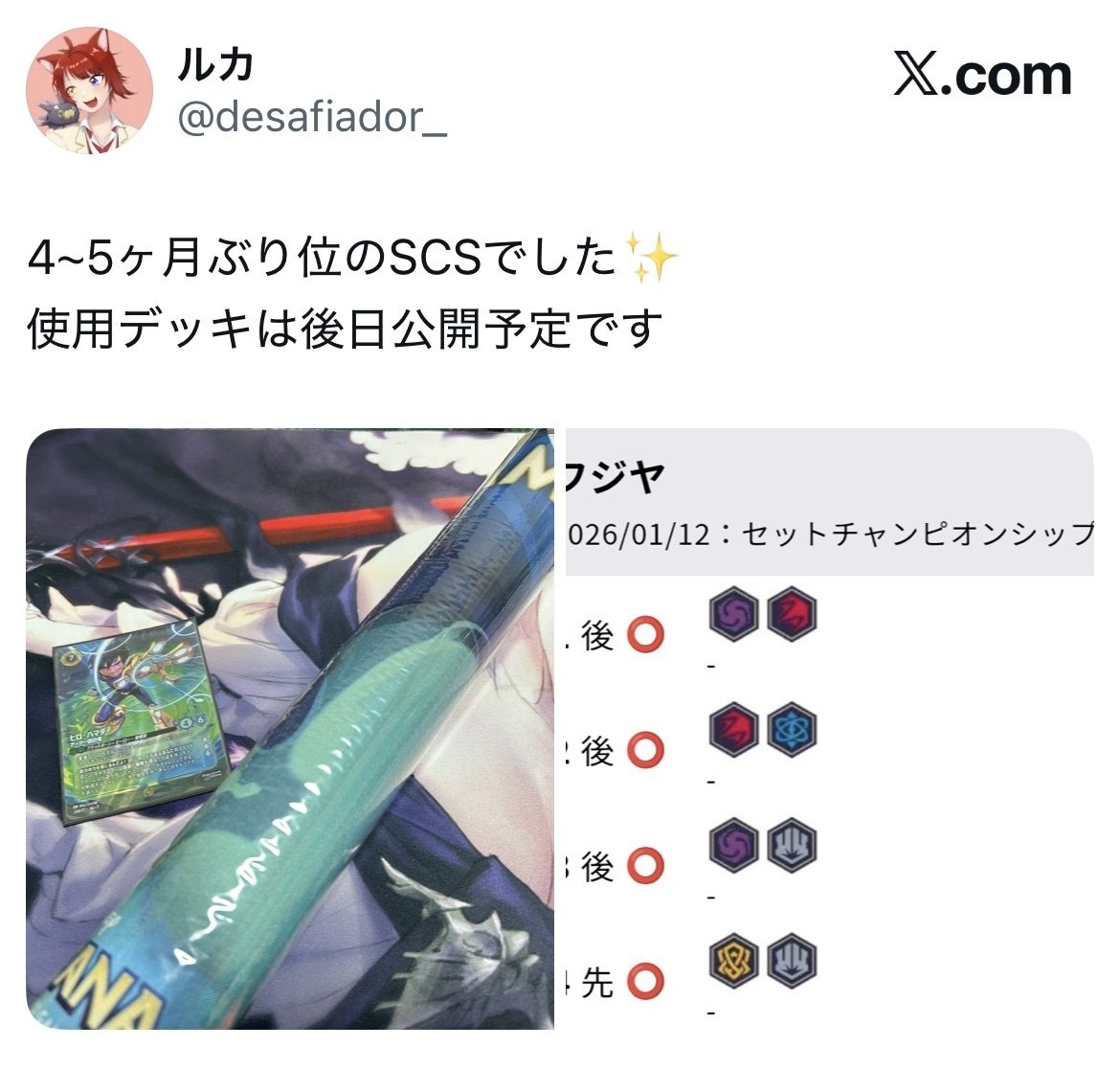 ロルカナチャレンジベスト64＆セットチャンピオンシップ3回優勝