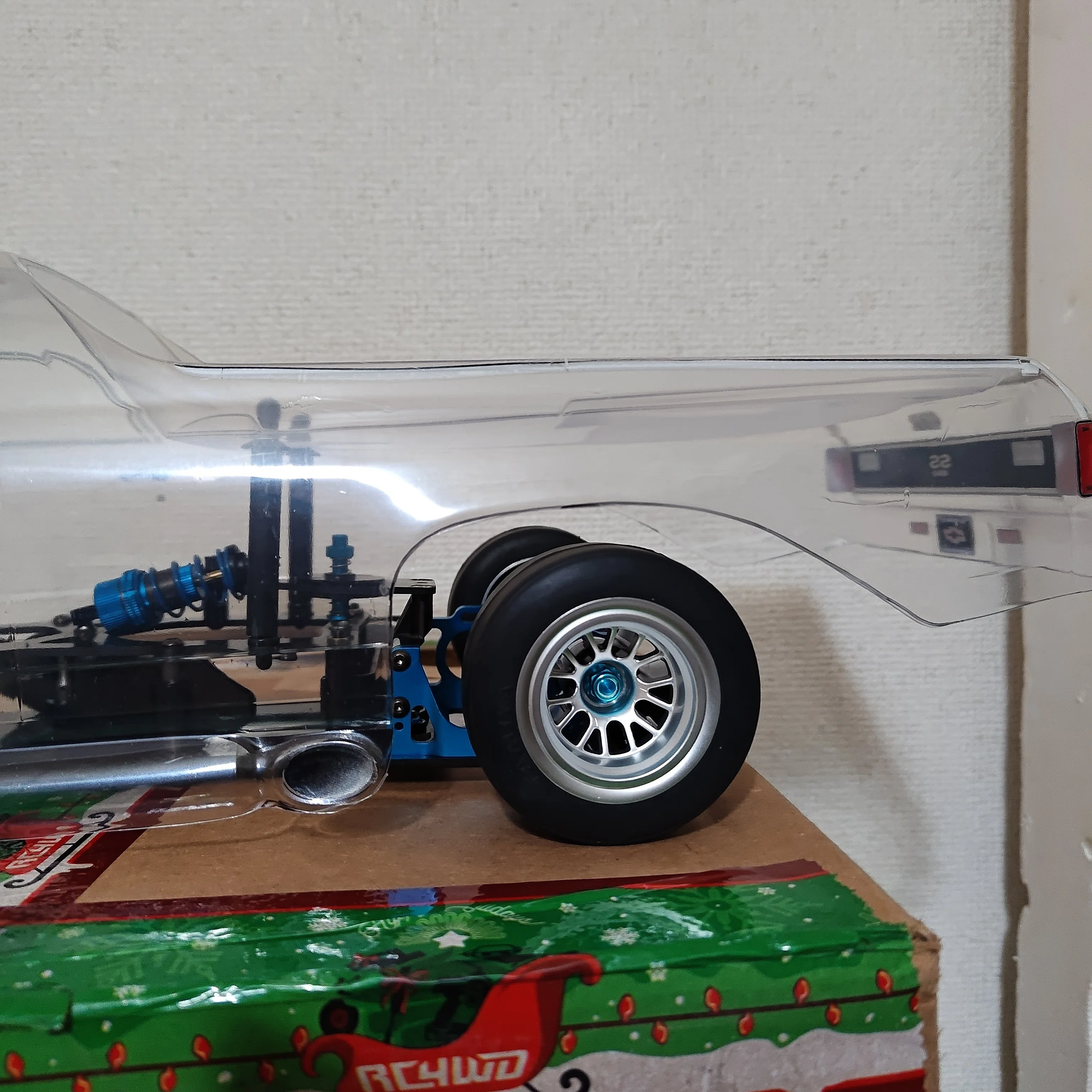 F104ナローにHPIエルカミーノを載せる。ボディマウント編｜Noah
