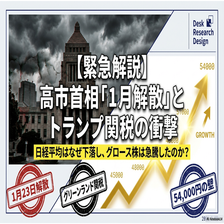 2026年1月19日】本日の株式市場：「先物・オプションの手口からは、材料待ちのレンジ相場形成か」｜Desk Research Design