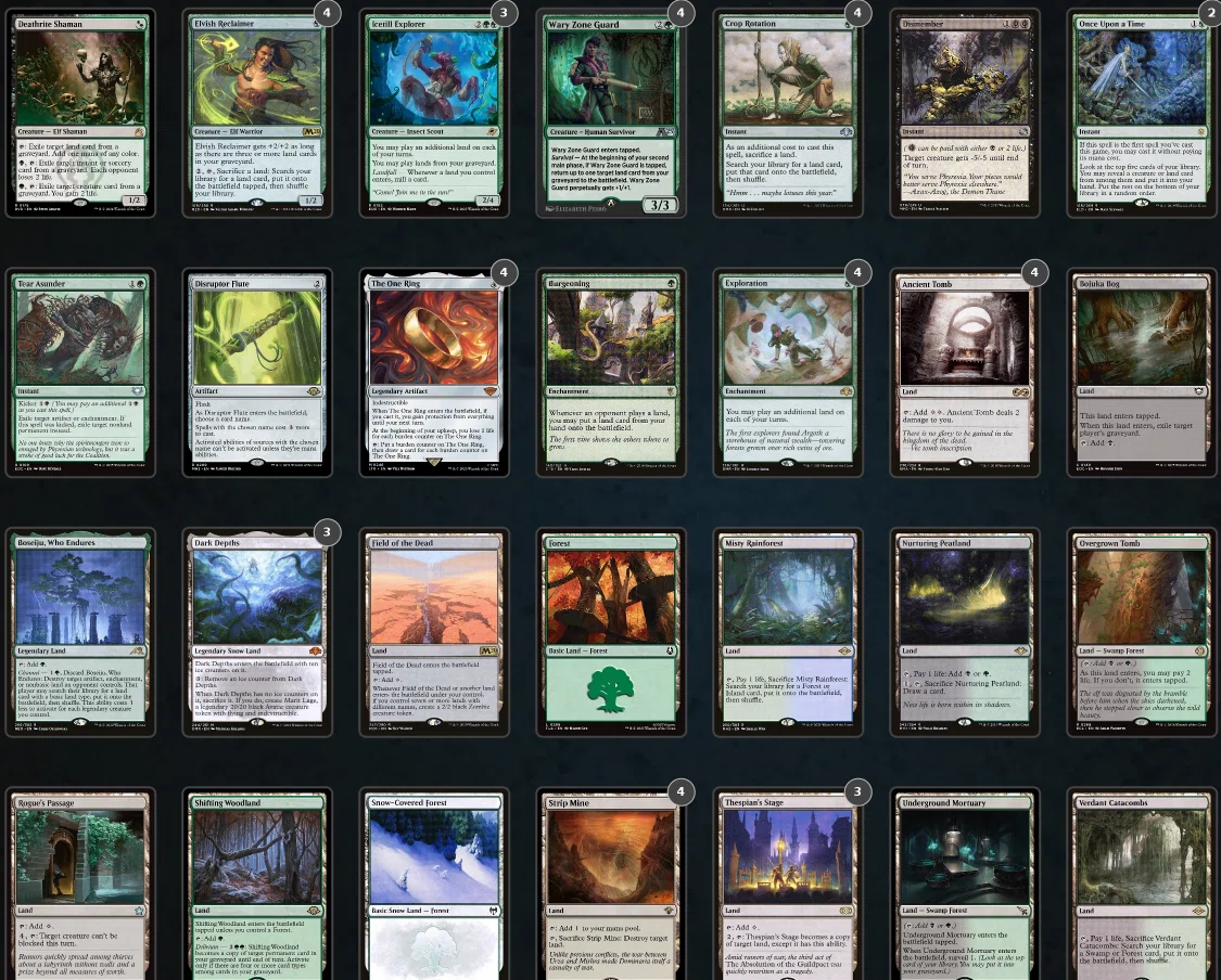 MTG タイムレス】メイキング・オブ・緑単ペインター｜柏木ひのき