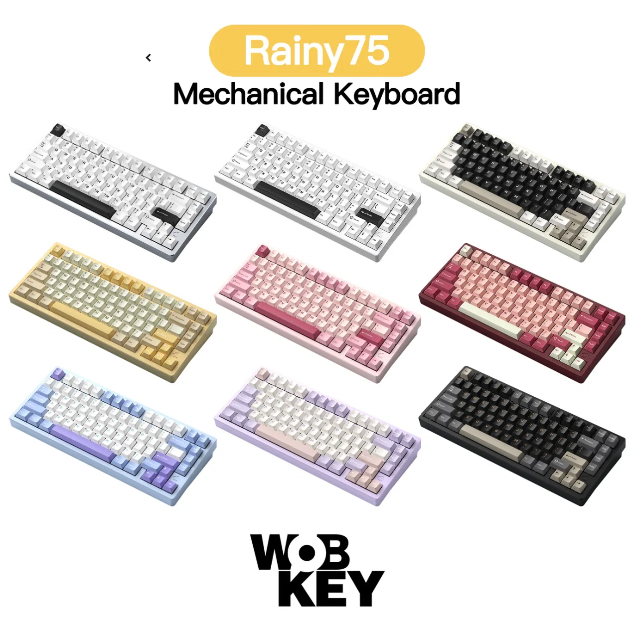 新品未開封】WOBKEY Rainy75 Pro午年 2026限定色 オレンジ WOBKEY
