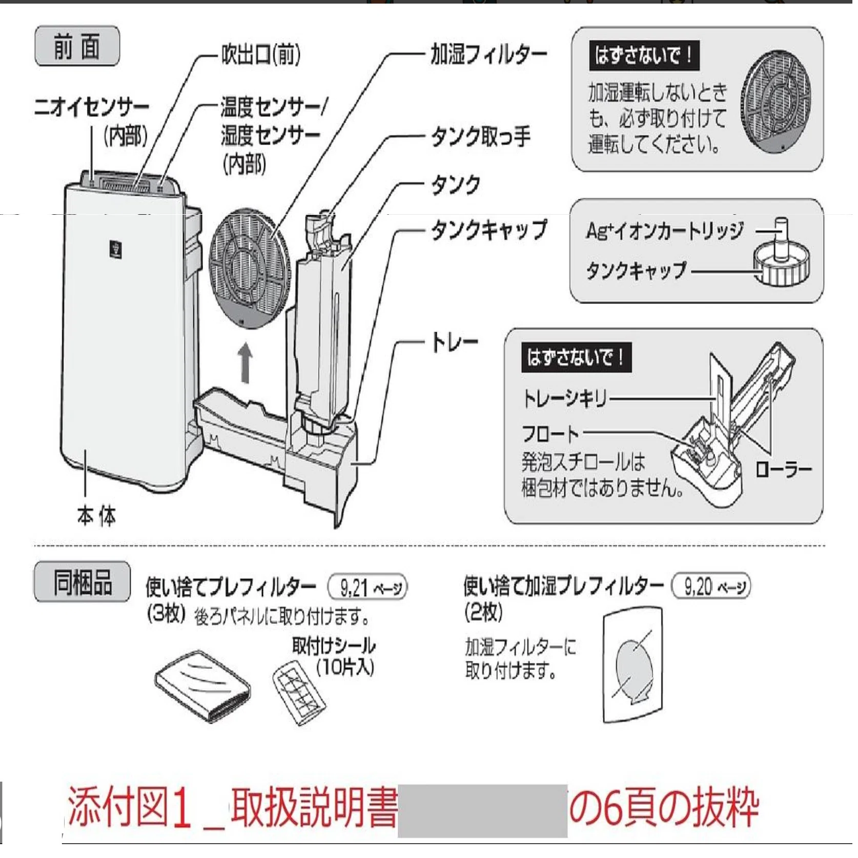 加湿空気清浄機の清掃を怠ると､赤黄色の水カビでドロドロに汚染されて 