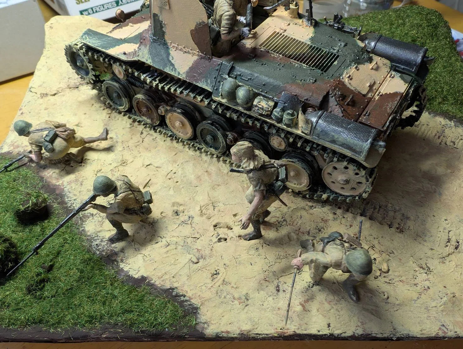 タミヤ1/35『日本陸軍 一式砲戦車』…06｜kaedegin