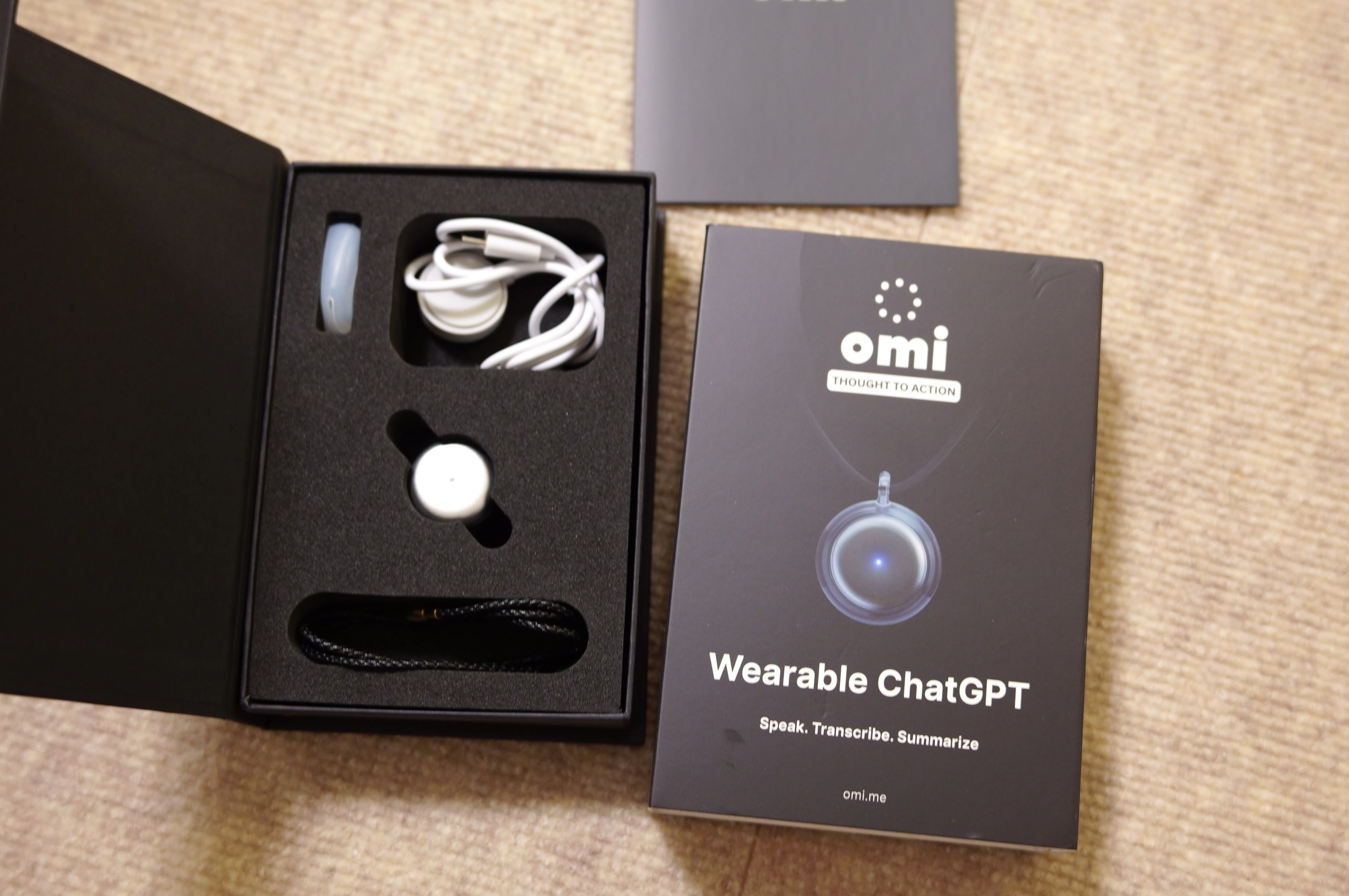 omi Wearable ChatGPT ※ limitlessAIの代替品 omi Wearable ChatGPT ※ limitlessAIの代替品 omi Wearable ChatGPT