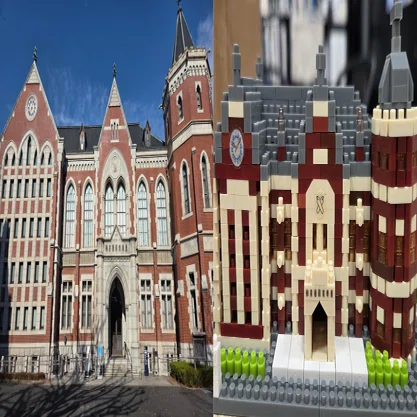 慶應義塾図書館旧館を再現!?慶應義塾オリジナルnanoblockを組み立てて