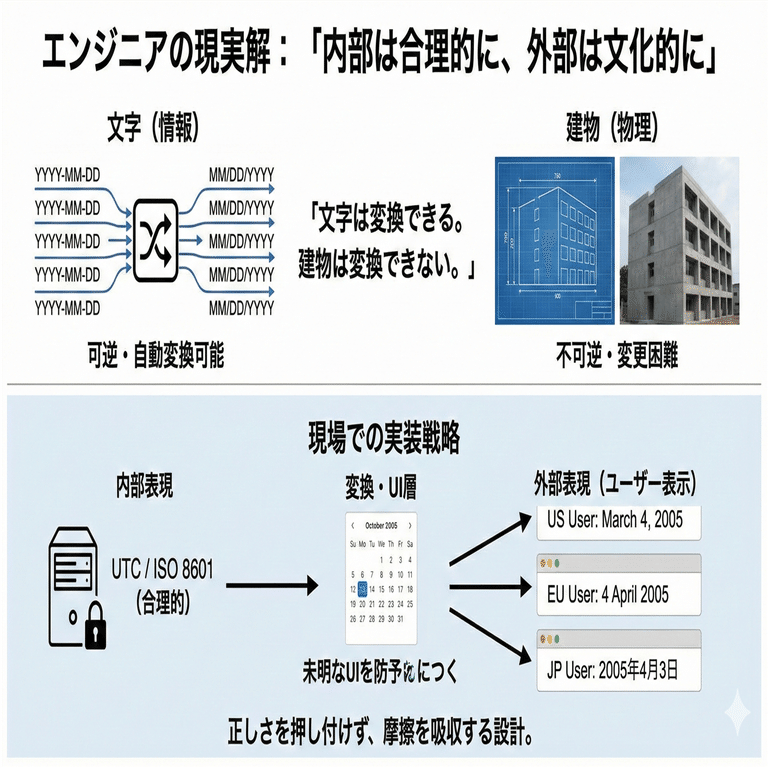 技術的には直せるのに、なぜ世界は直さないのか――日付と単位が教えてくれる社会の設計思想｜ueponx