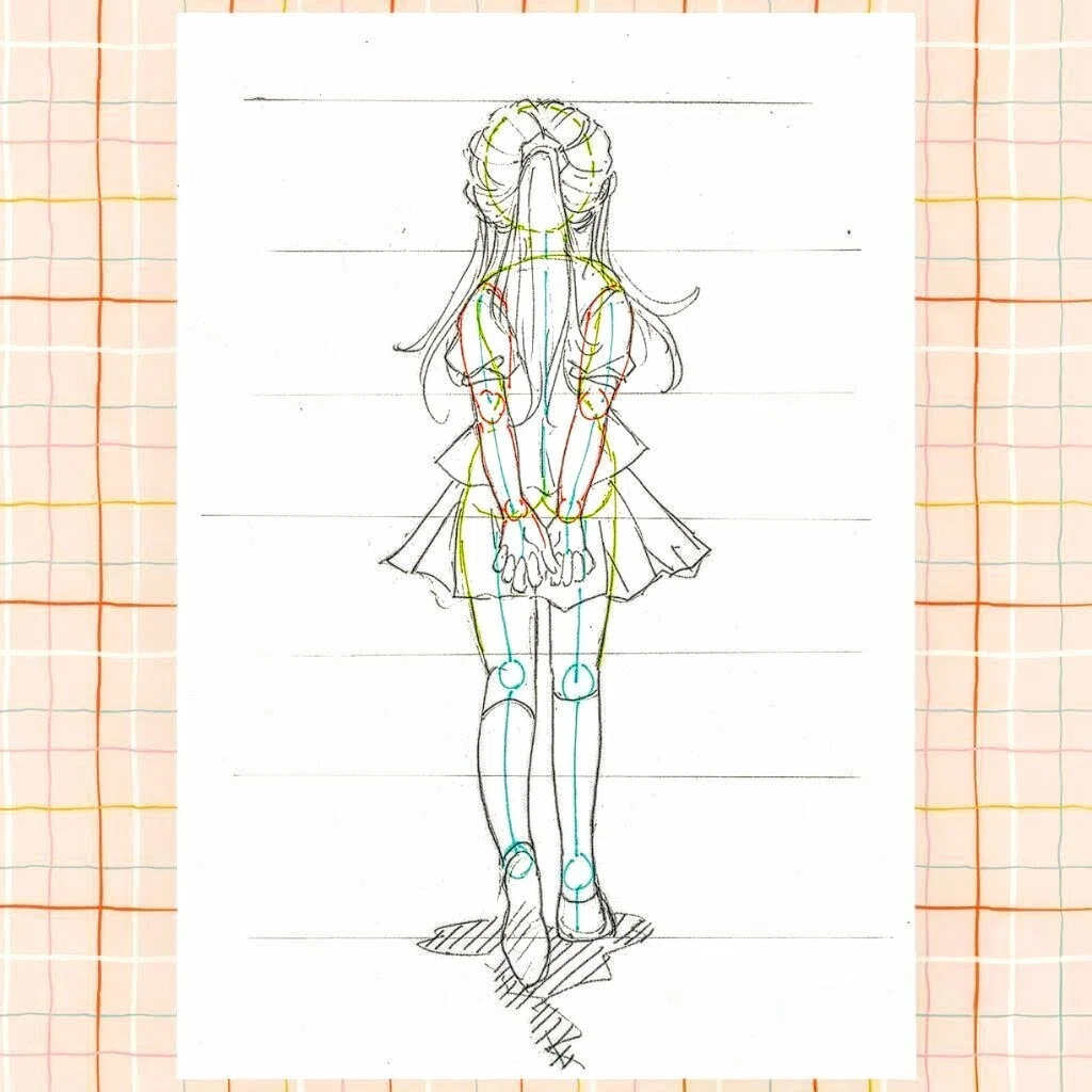 後ろ姿 描き 方