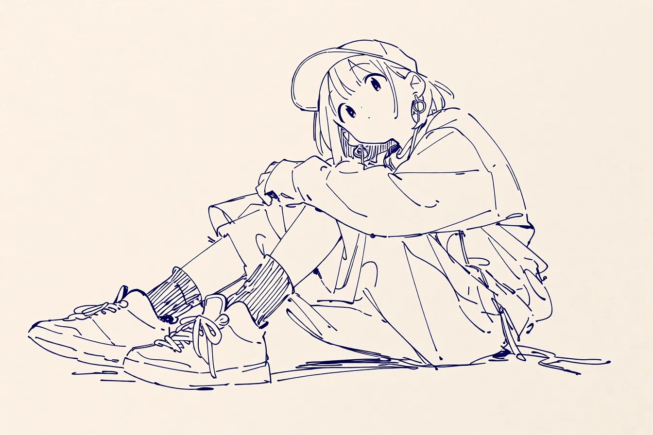 Nijijourney】--srefで化ける！スケッチイラスト｜チヒロ ｜ほっこりAI