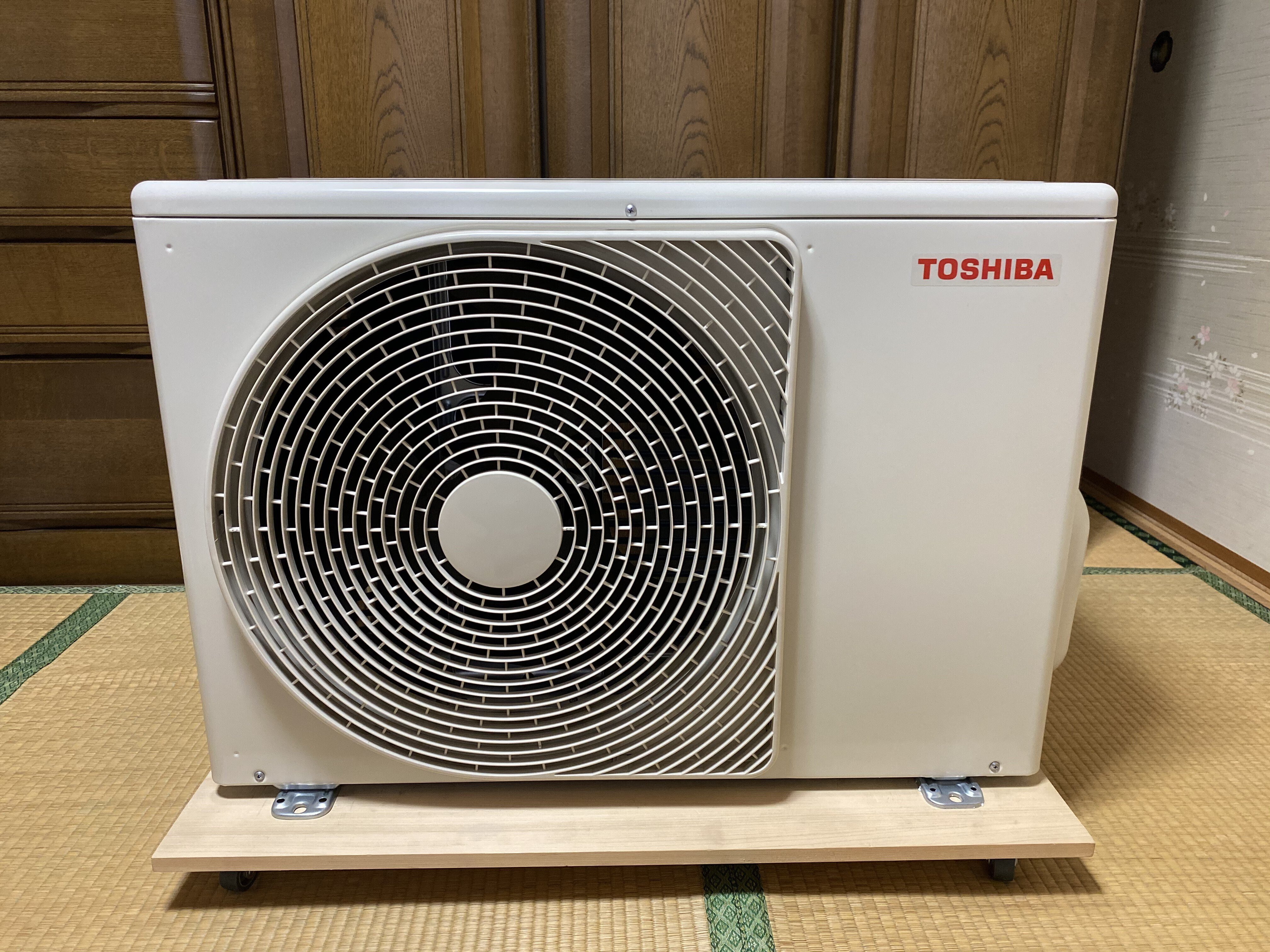 東芝エアコンVシリーズ室外機 RAS-4069Vの分解調査 14畳用/200V/2019