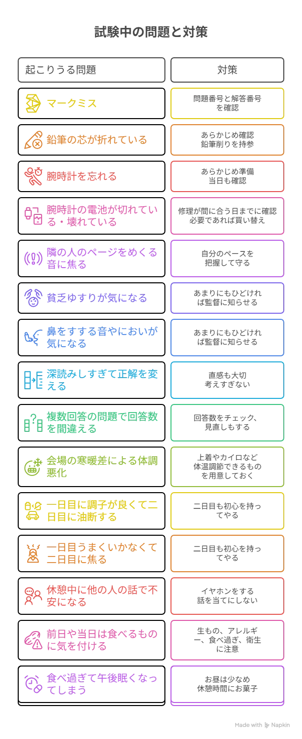 120回医師国家試験】時間割は？ありがちな失敗とは？試験当日の過ごし