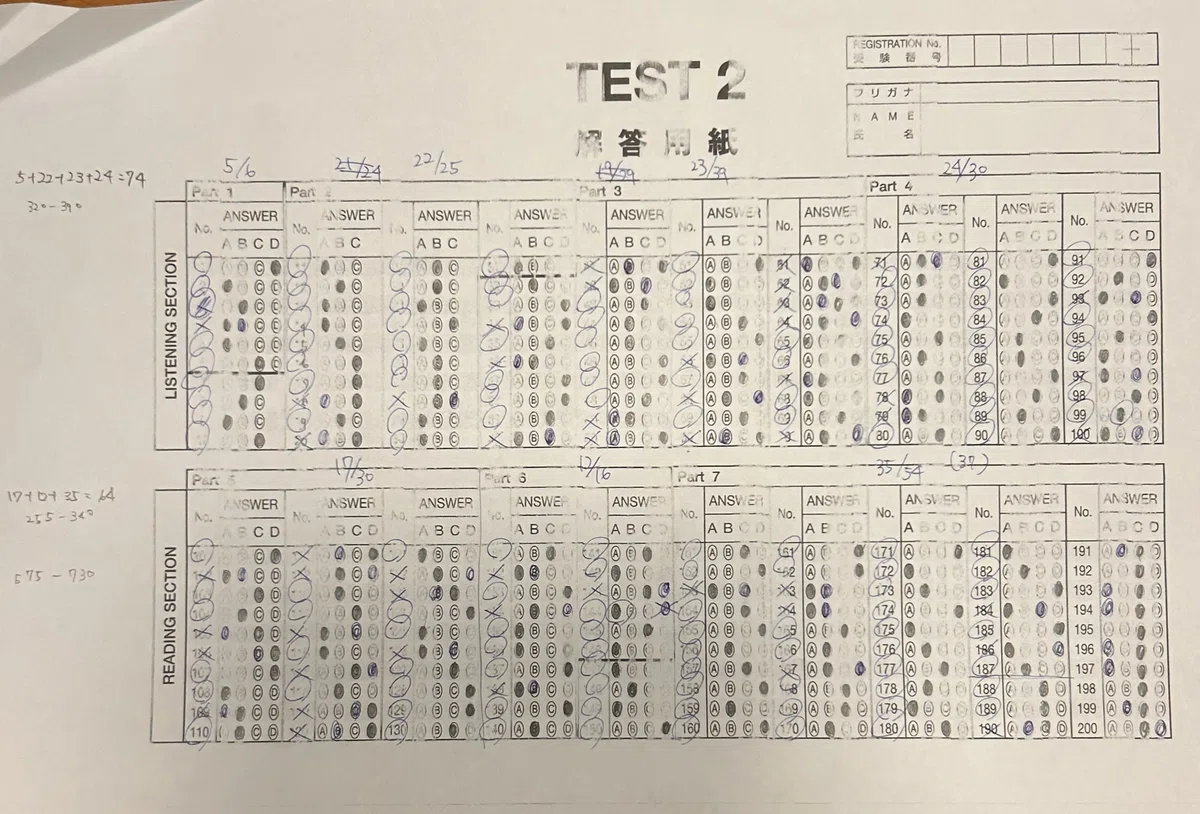 TOEIC公式問題集1〜11 裁断済まとめ売り / 解答用紙欠落あり 2026